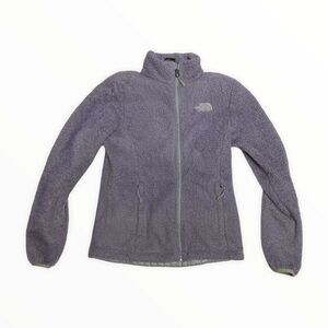 The North Face Ashen Osito Fleece Fuzzy Full Zip Jacket Size S Small Purple